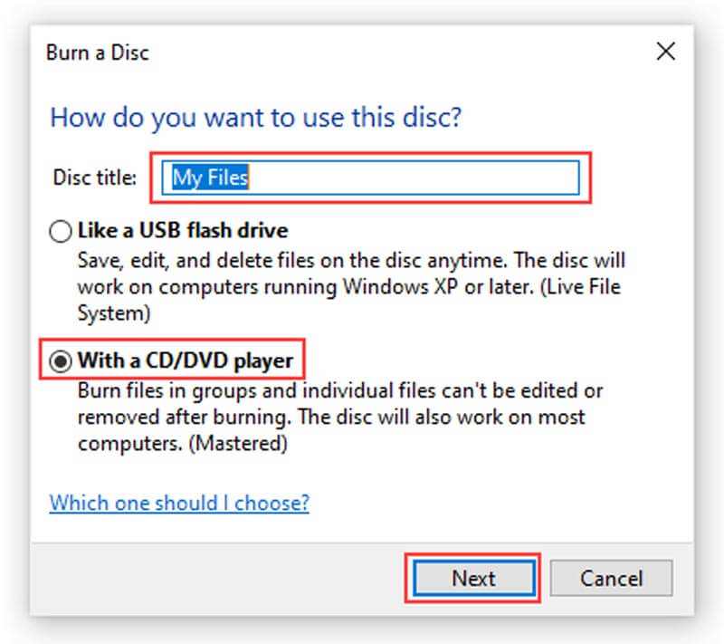 how to burn videos to dvd player playable disc