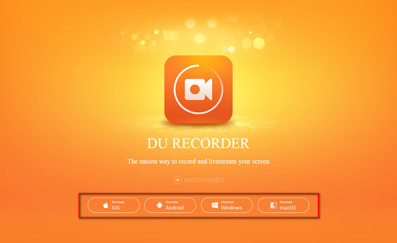 script for du screen recorder