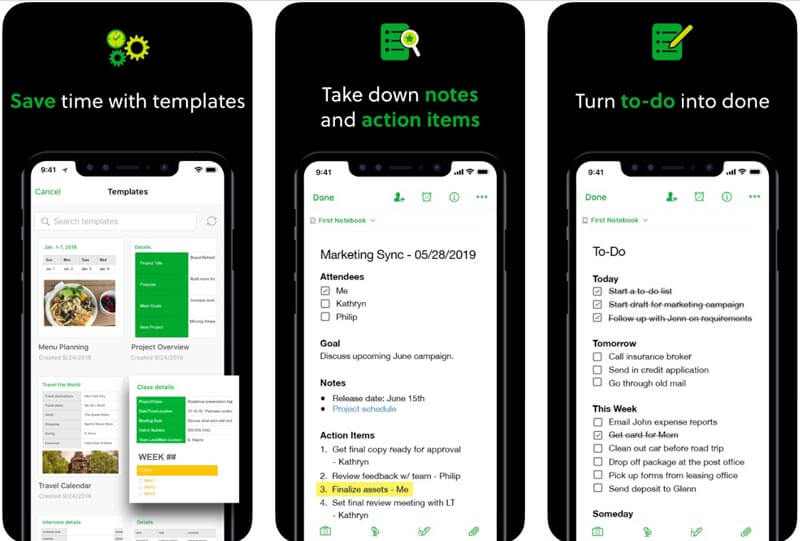 manage evernote subscription on iphone