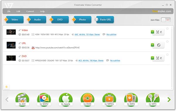 Pengonversi Video Freemake