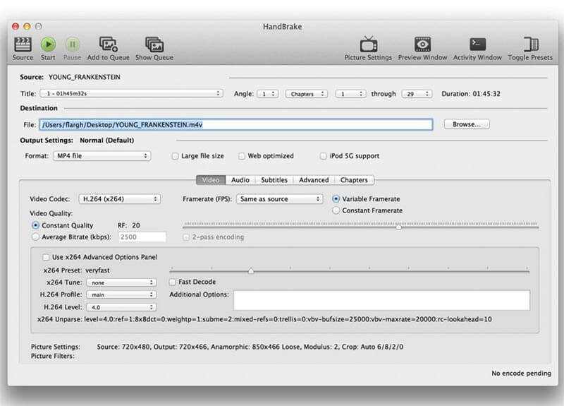 handbrake mac osx