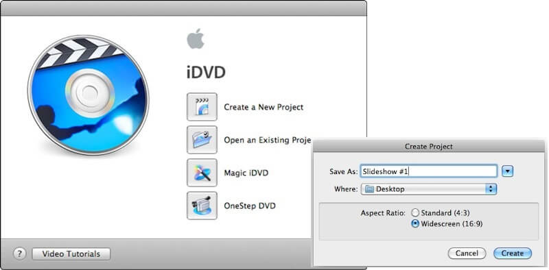 imovie create dvd