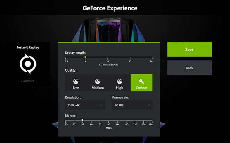 geforce now screen recording