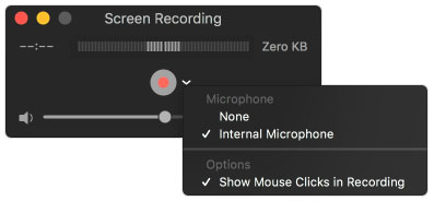 internal microphone not showing up mac