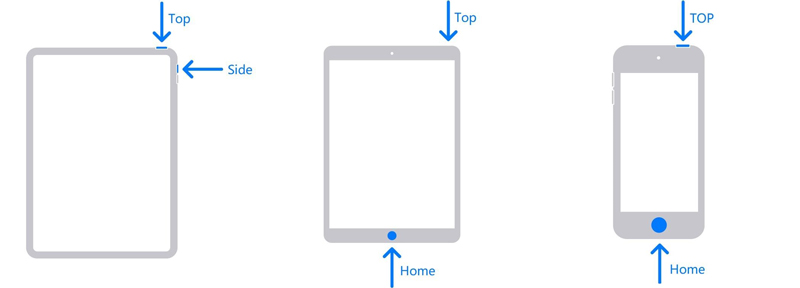 iPad iPod chụp ảnh màn hình