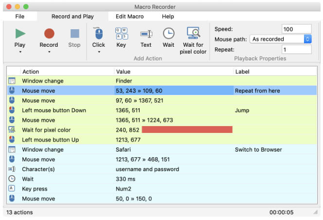 mouse and keyboard recorder for mac and windows