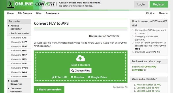 Flv 2 mp3 outlet download