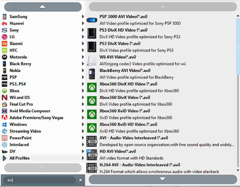 Format output