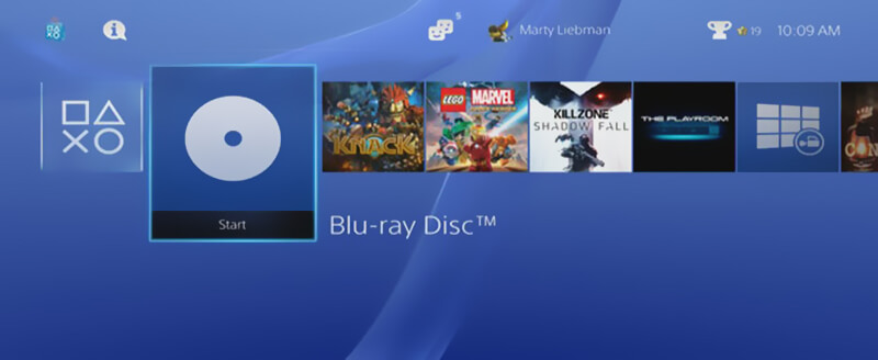 Reproducirajte Blu-ray na PS4