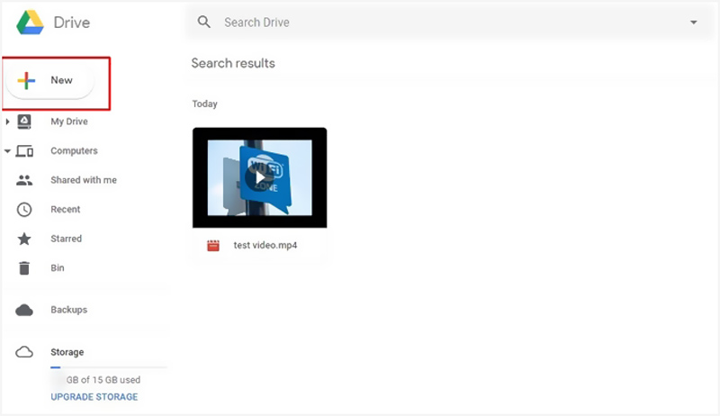 how to upload a video to google drive from chromebook