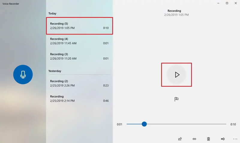 windows 10 record audio