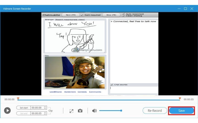 Rekam Video Chatroulette