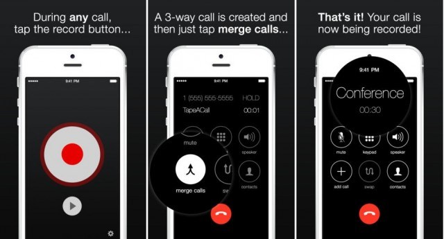 Ghi lại cuộc gọi iPhone Tapeacall