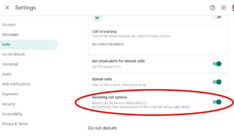 Neem iPhone-oproepen op via Google Voice