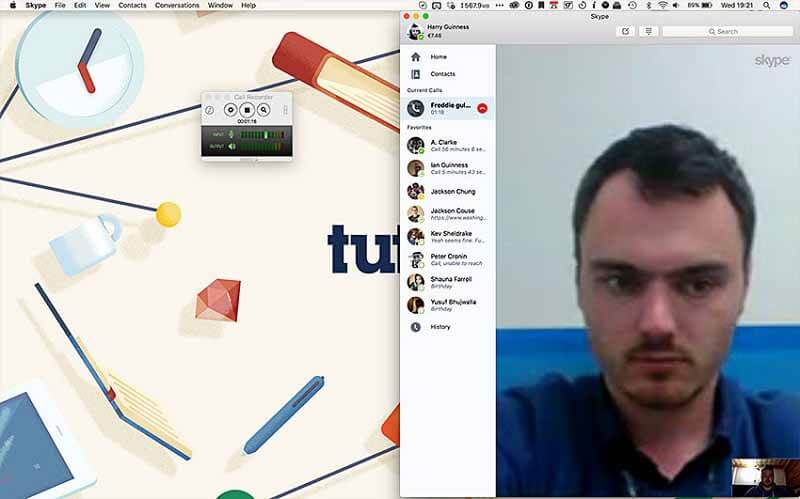 Запись Skype Mac