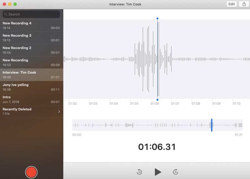 Record with Voice Memos