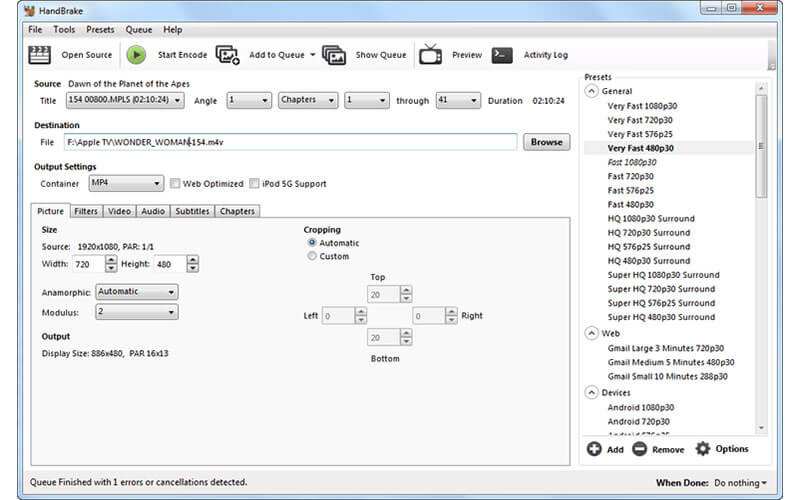 handbrake tutorial dvd rip