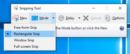  Snipping Tool 