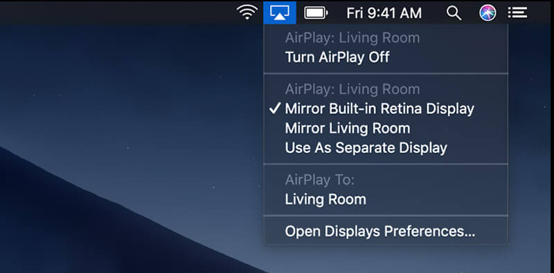 elmedia player turn off airplay