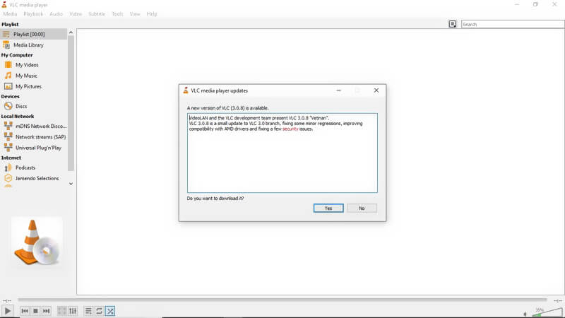 vlc update