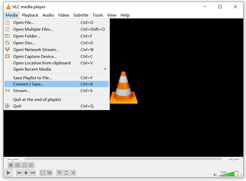 VLC menukar ciri simpan