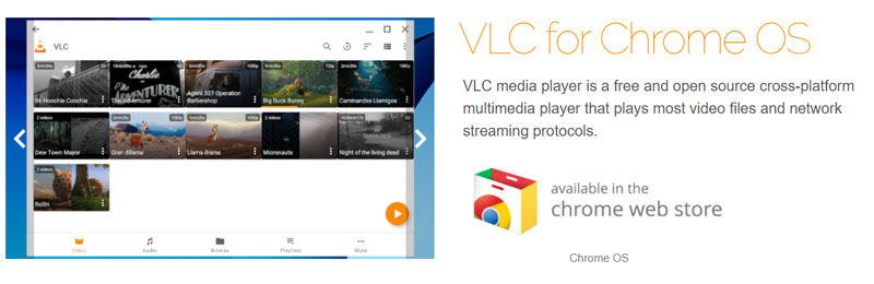 vlc chromeos