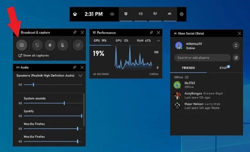 sharex screen recording game