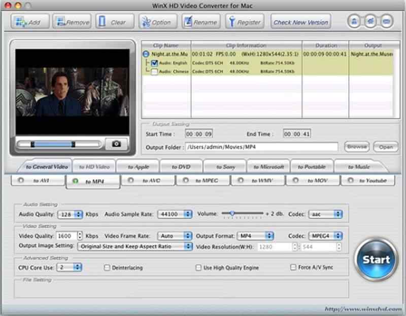 Mac Video Converter. Программа для конвертирования видео.