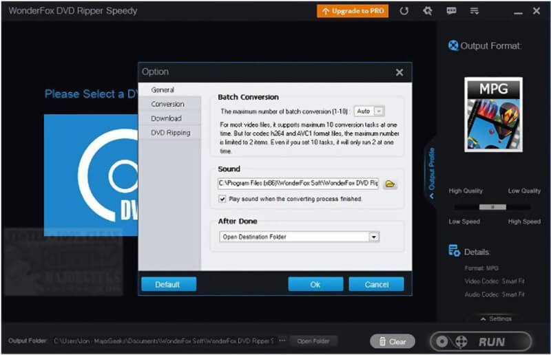 WonderFox חינם DVD Ripper מהיר 