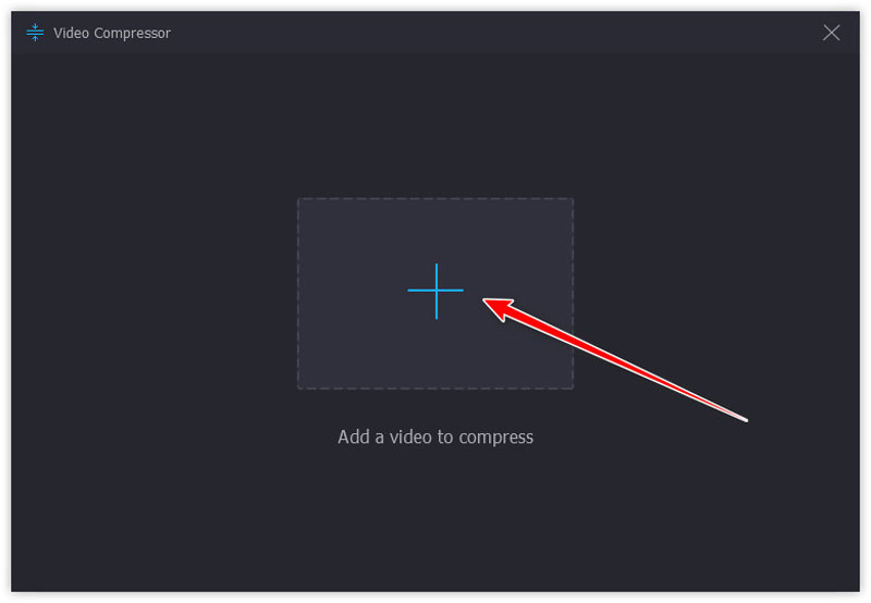 Adicionar arquivo de vídeo para compressão