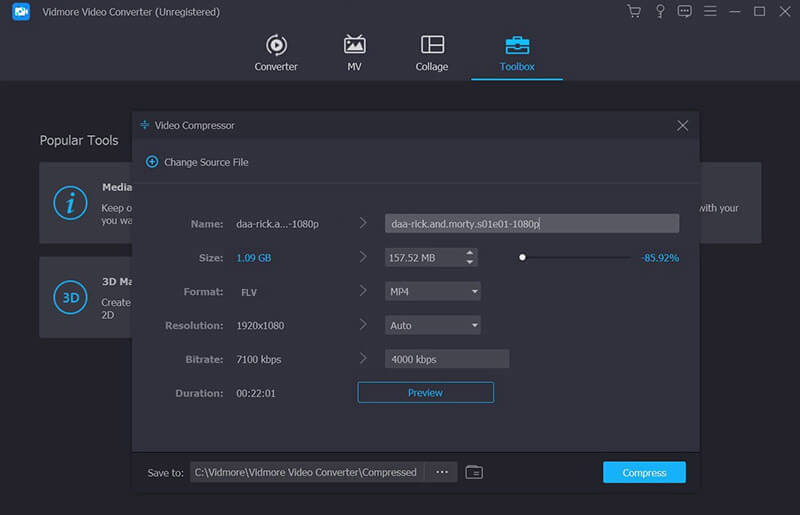 Set parameters