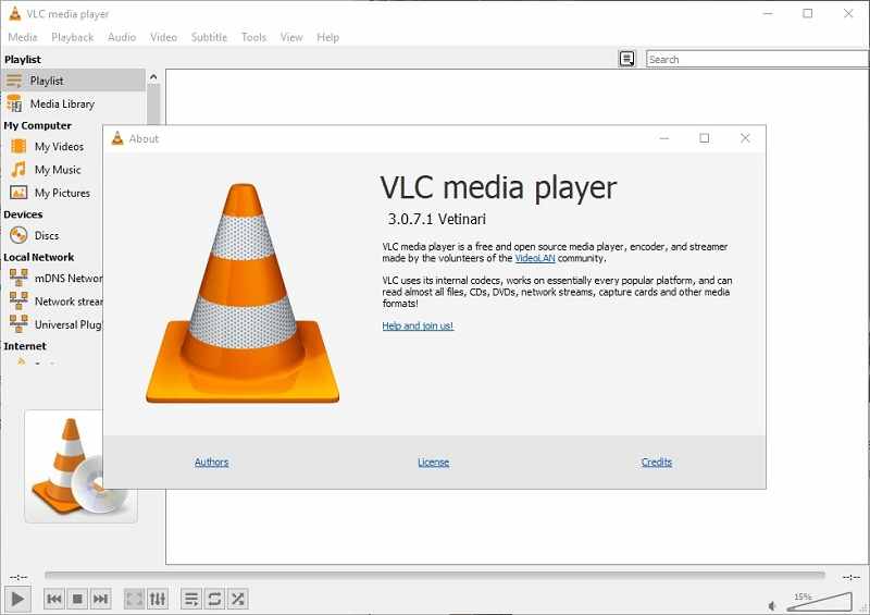 VLC Dat-speler